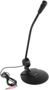 Микрофон SVEN MK-200 jack 3.5 мм проводной черный