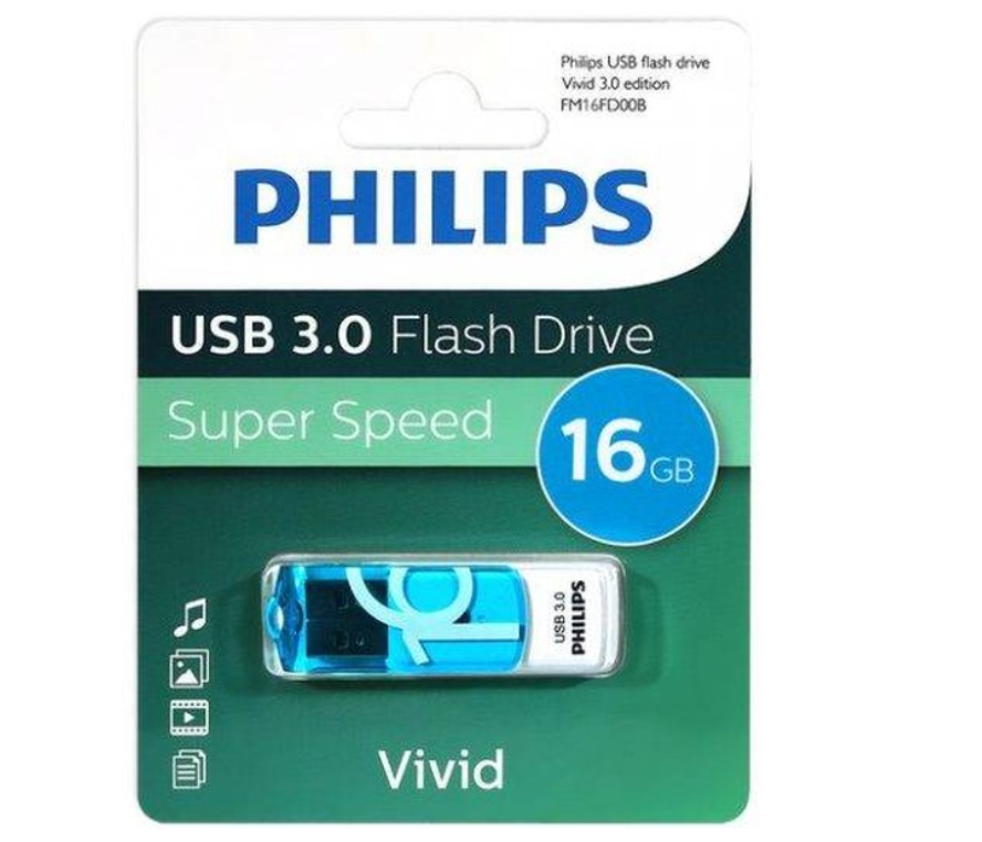 Флешка .16Gb PHILIPS VIVID3.0, USB 3.0