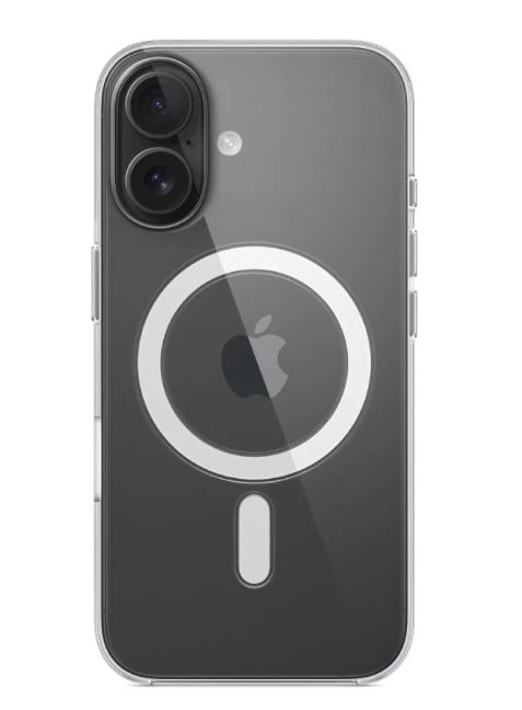 Чехол для смартфона Apple iPhone 16 6.1" - Clear Case (Button, Magsafe) Transparent