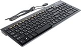 Клавиатура проводная A4 Tech KX-100 Slim USB черный