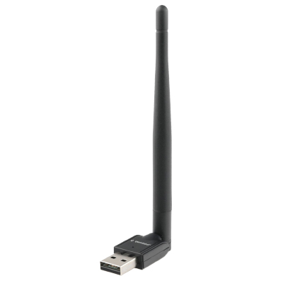 Сетевая карта USB2.0 Gembird WNP-UA-020 802.11b/a/g/n/ac 5 ГГц 1300 Мбит черный