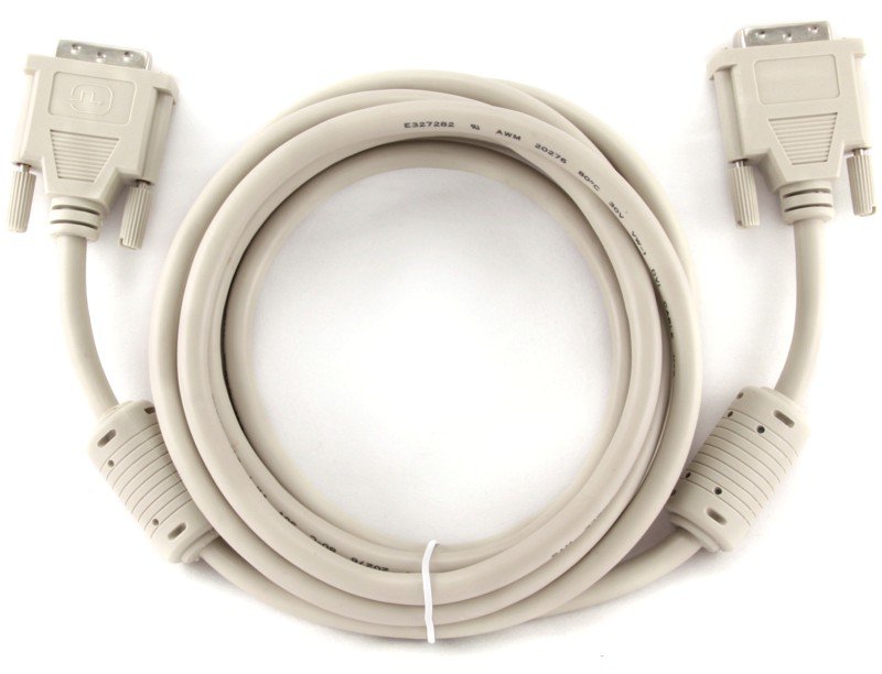 Кабель соединительный DVI (m) < - > DVI-D (m) 10м, Dual link Cablexpert