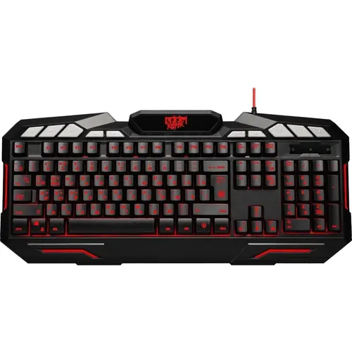 Клавиатура проводная Defender Doom Keeper GK-100DL RGB Led Black