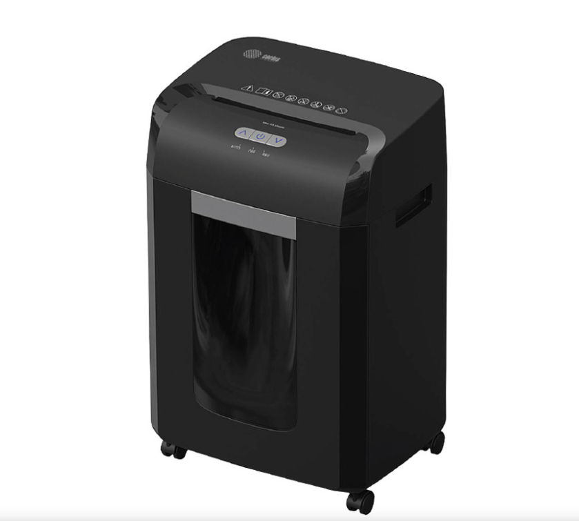 Уничтожитель бумаги Cactus CS-SH-15-30-2X15 секр.P-5, фрагменты 15лист. 30лтр. черный