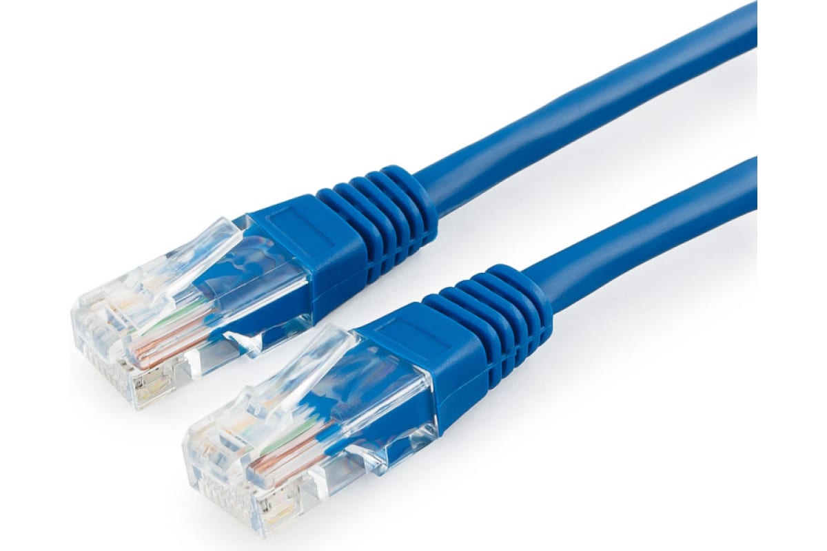 Кабель патч-корд Patch cord кат.5e 15.0м, Cablexpert, LSZH, многожильный, синий