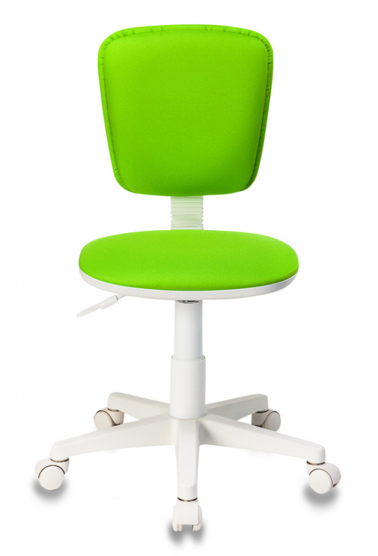 Кресло Бюрократ CH-W204NX (ткань, крест. пластик, до 100 кг) Салатовый