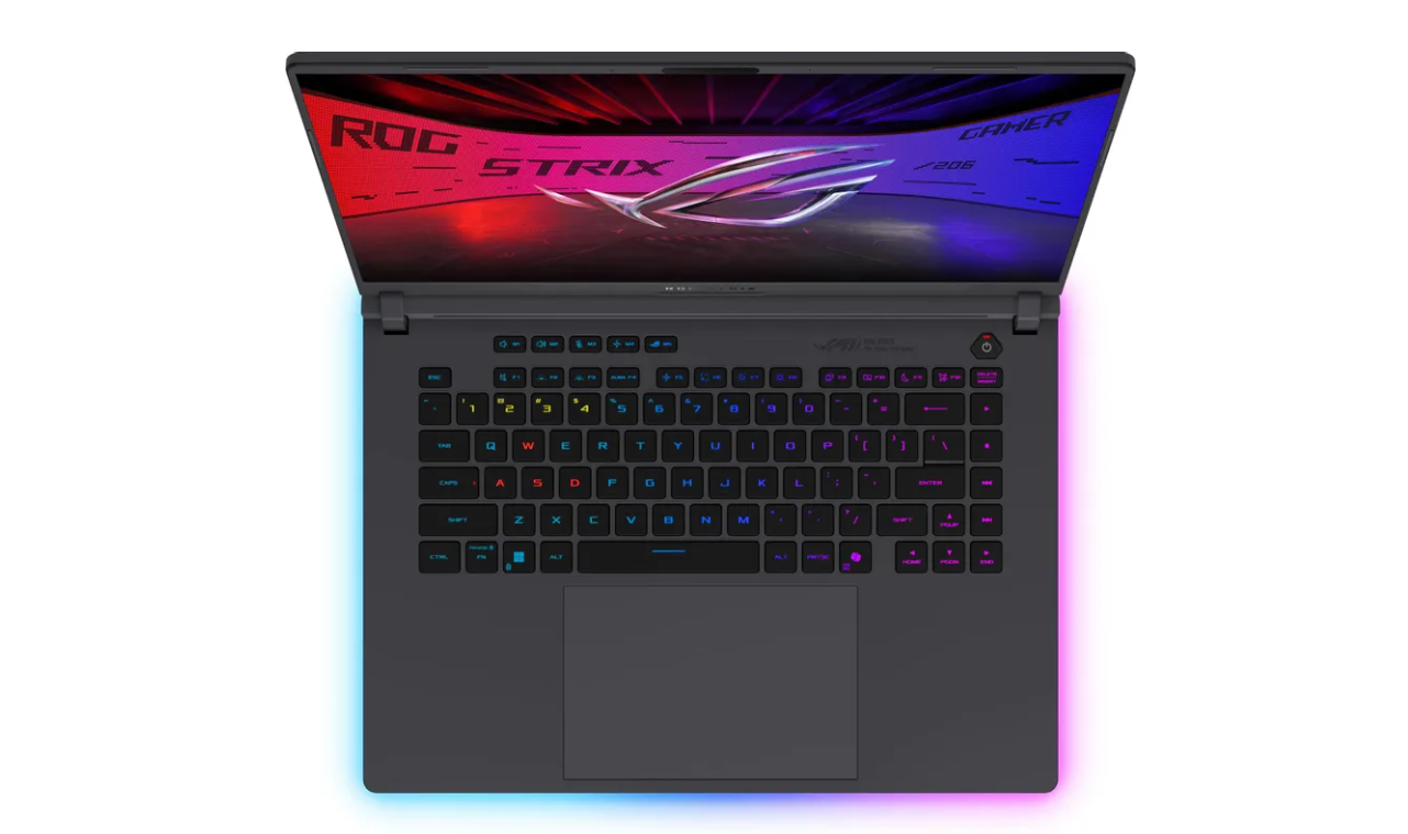Ноутбук ASUS ROG Strix G615LR-S5348 Ultra 7 255HX/32G/1Tb SSD/RTX5070Ti-12G/16"WQXGA/DOS/Grey (серый