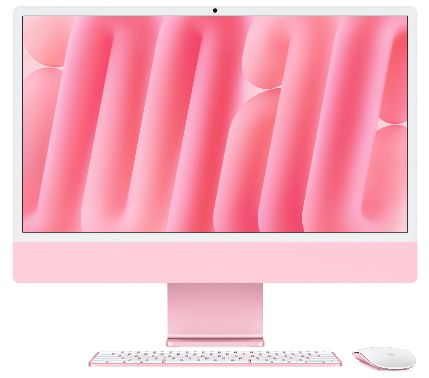 Моноблок Apple iMac 24" 2024 M4  16G 512G 10-Core Pink (розовый) (без RuStore)