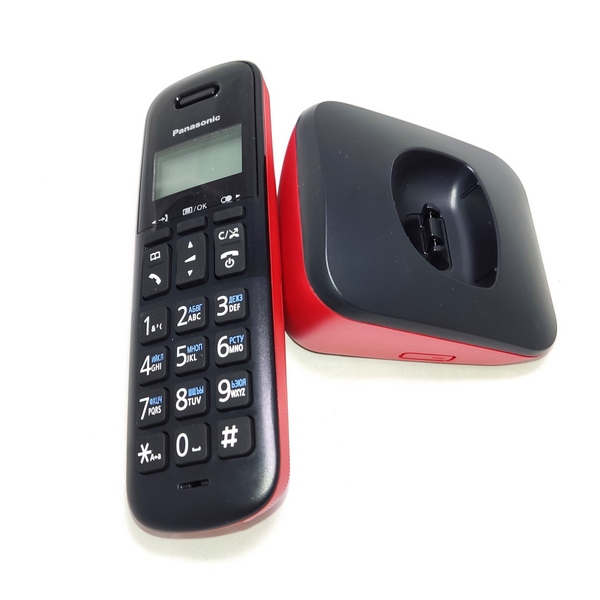 Радиотелефон Panasonic DECT KX-TGB 610 RUR (АОН, красный)
