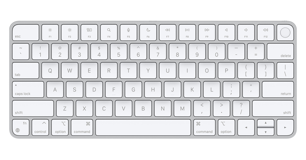 Клавиатура беспроводная Apple Magic Keyboard Touch ID White
