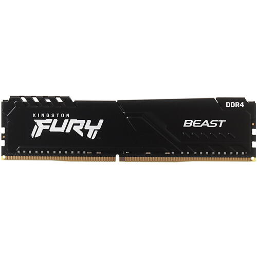 Модуль памяти DDR4 16Gb PC4-25600 3200MHz Kingston Fury Beast Black