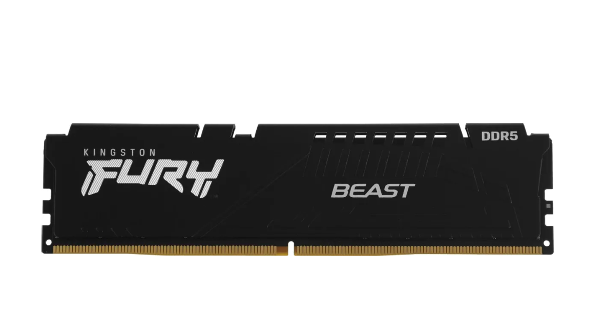 Модуль памяти DDR5 32Gb 6000MHz Kingston FURY Beast Black EXPO CL30