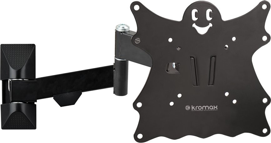Крепление для телевизора Kromax Casper-204 (20"-43" макс.30кг настенный поворот и наклон) Black
