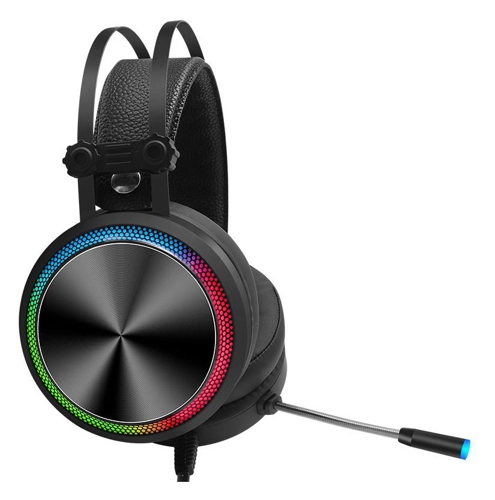 Наушники проводные Oklick HS-L810G ANONYMOUS (микрофон, мониторные полноразмерные, 20-20кГц, 119дБ, 2.2м, USB) black