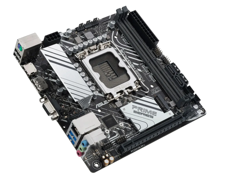 Материнская плата Socket-1700 ASUS PRIME H610I-PLUS-CSM (H610) 2*DDR5 M.2 HDMI DP VGA mini-ITX