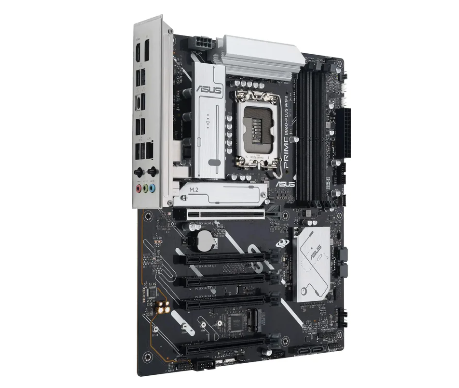 Материнская плата Socket-1851 Asus PRIME B860-PLUS WIFI (B860) 4*DDR5 HDMI DP ATX