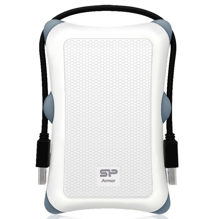 Внешний жесткий диск .1Tb Silicon Power Armor A30 2.5" USB3.1 белый