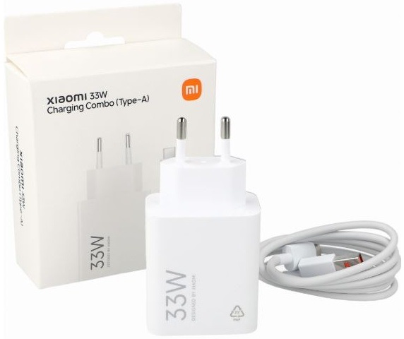 Сетевое зарядное устройство Xiaomi 33W Charging Combo Type-A белый