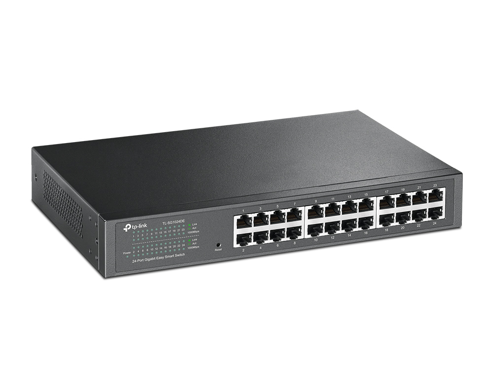 Коммутатор 24 port TP-LINK TL-SG1024DE 1000 Мбит/сек