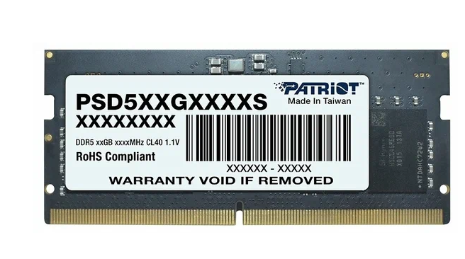 Модуль памяти SODIMM DDR5 32Gb 4800MHz Patriot
