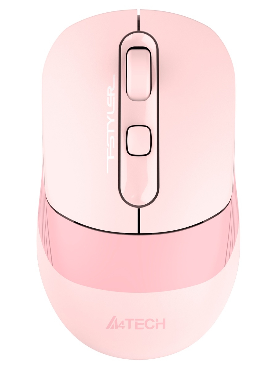 Мышь беспроводная A4Tech Fstyler FB10C 2400dpi розовый