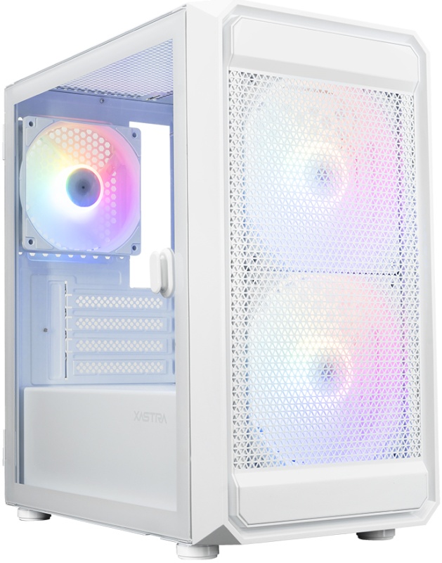 Корпус XASTRA A303M ARGB mATX белый