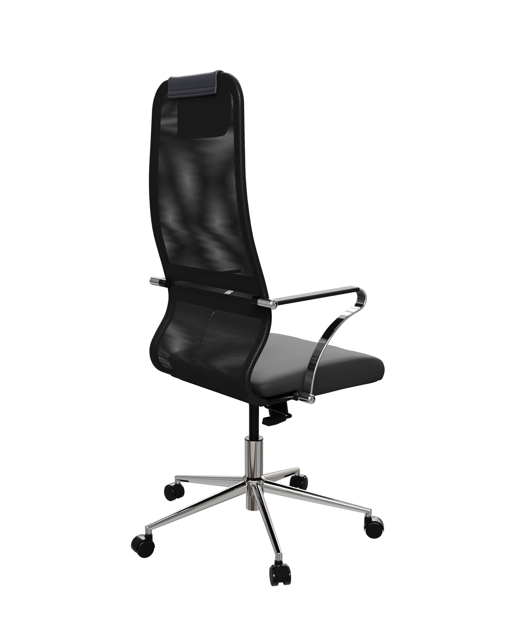 Кресло МЕТТА ErgoLife S 8 B1-8K - Сетка (X1)+ОбивкаUMF (X1) Черный