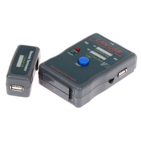 Тестер Cablexpert NCT-2 RJ11/45/USB
