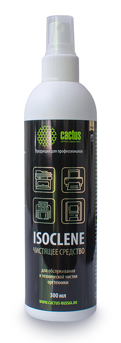 Спрей Cactus CS-ISOCLENE300 - Спирт изопропиловый для очистки техники 300мл
