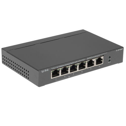 Коммутатор .6 port TP-Link TL-SF1006P 100 Мбит/сек 4*PoE