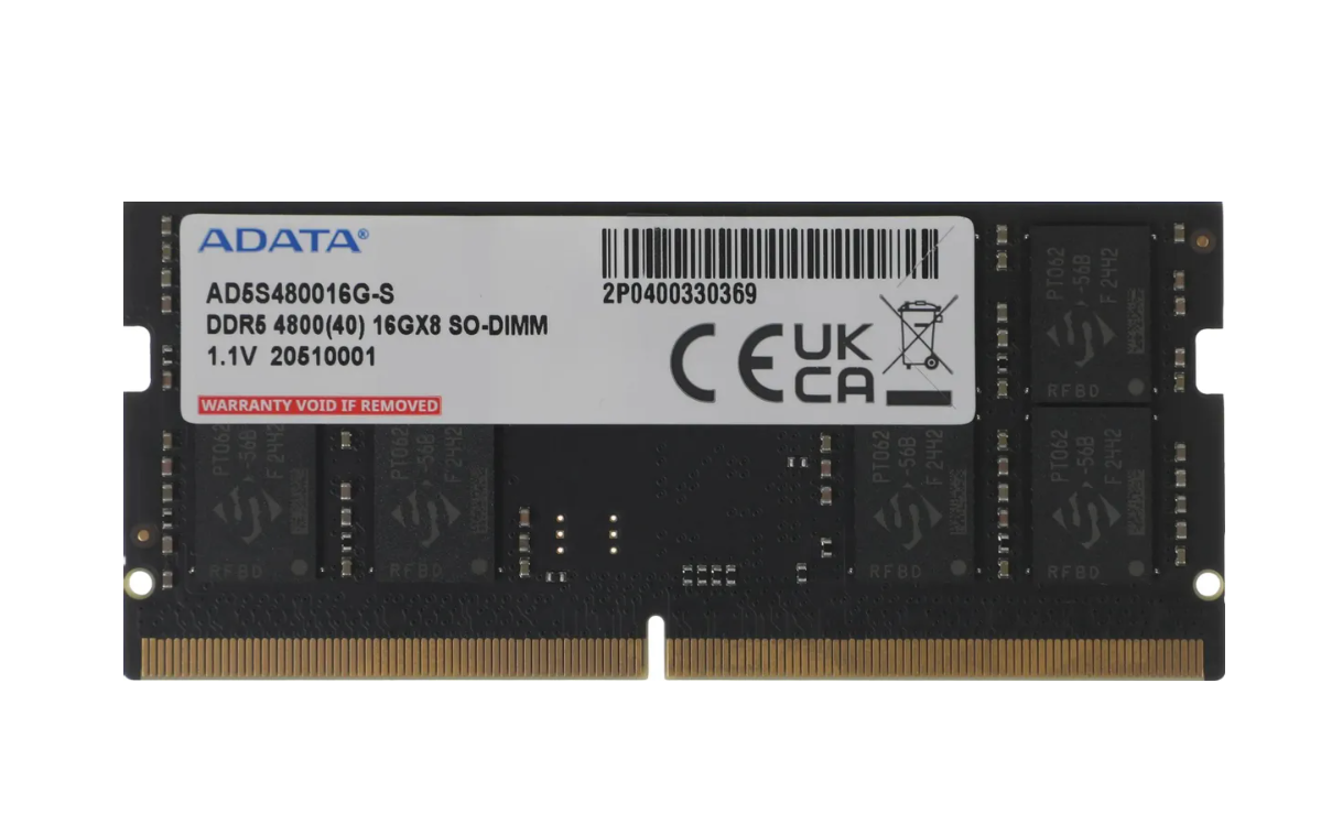 Модуль памяти SODIMM DDR5 16Gb 4800MHz AData