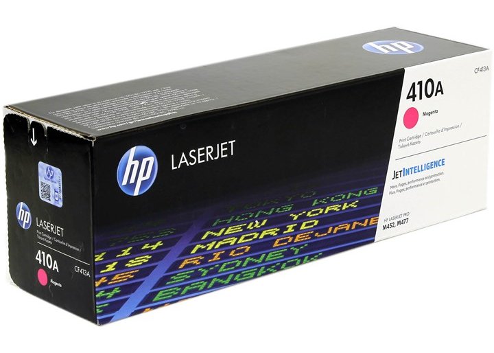 Картридж лазерный HP 410A (CF413A) для HP LaserJet Pro M452/M477 пурпурный