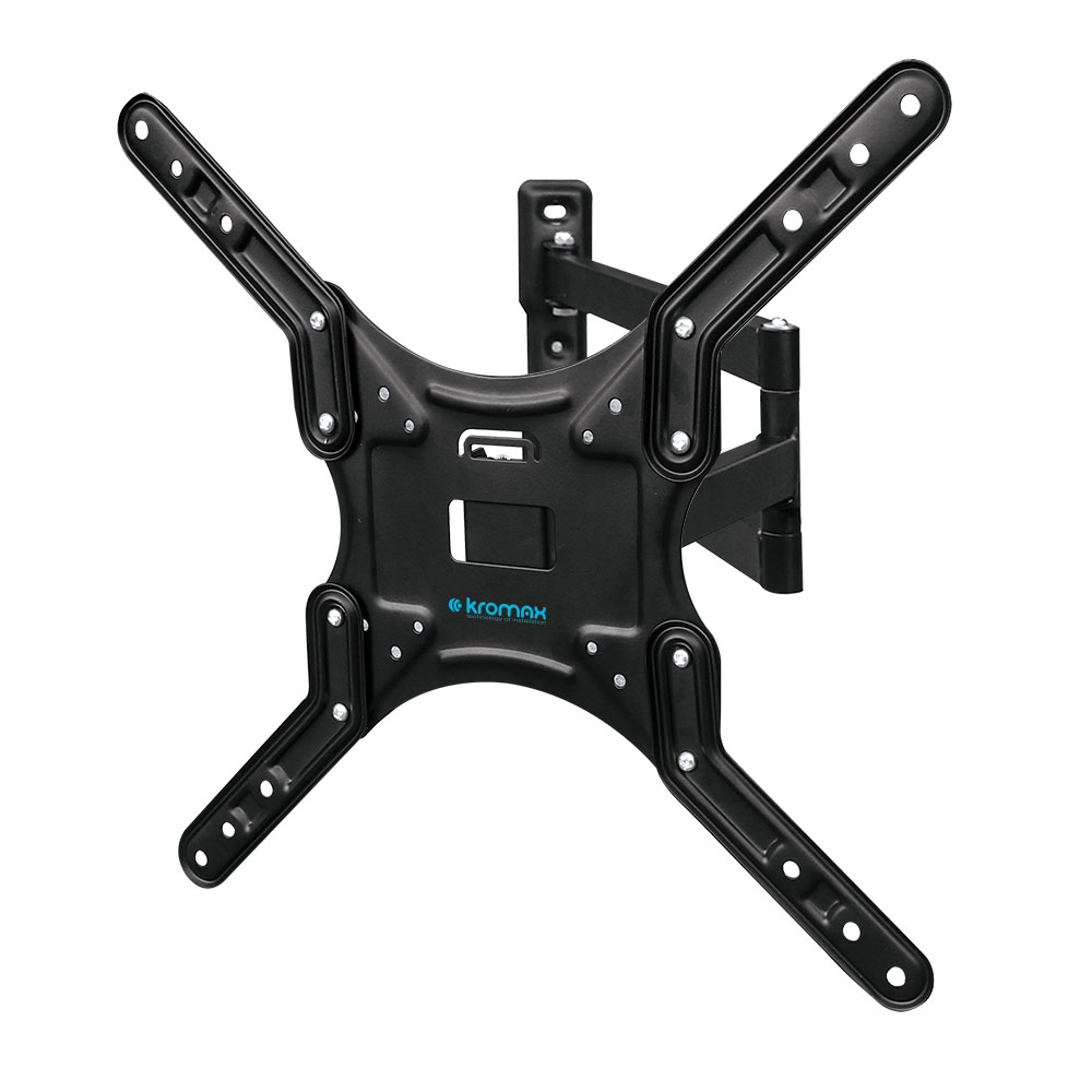 Крепление для телевизора Kromax DIX-25 (24"-55" макс.20кг настенный поворотно-выдвижной и наклон) Black