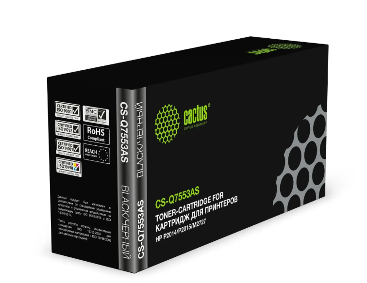 Картридж лазерный Cactus CS-Q7553AS для HP P2014/P2015/M2727