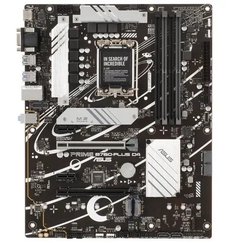 Материнская плата Socket-1700 ASUS PRIME B760-PLUS (B760) 4*DDR5 HDMI DP ATX