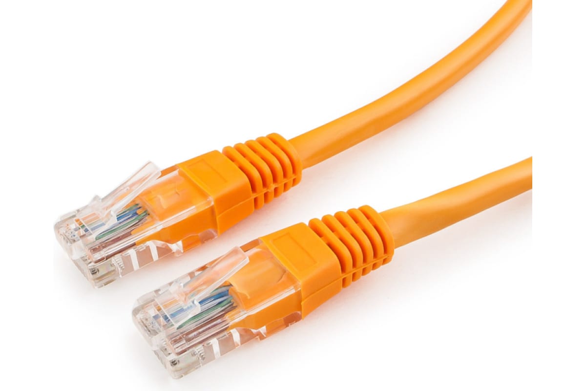 Кабель патч-корд Patch cord кат.5e  0.5м, Cablexpert, LSZH, многожильный, оранжевый