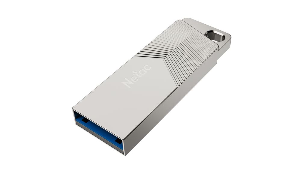 Флешка 128Gb Netac UM1 USB3.0, монолит, металл