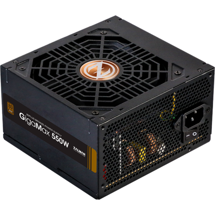 Блок питания 550W Zalman ZM550-GVII (120mm, 24+8pin, 2*8pin, 5*Sata, 3*IDE, 80 PLUS Bronze)