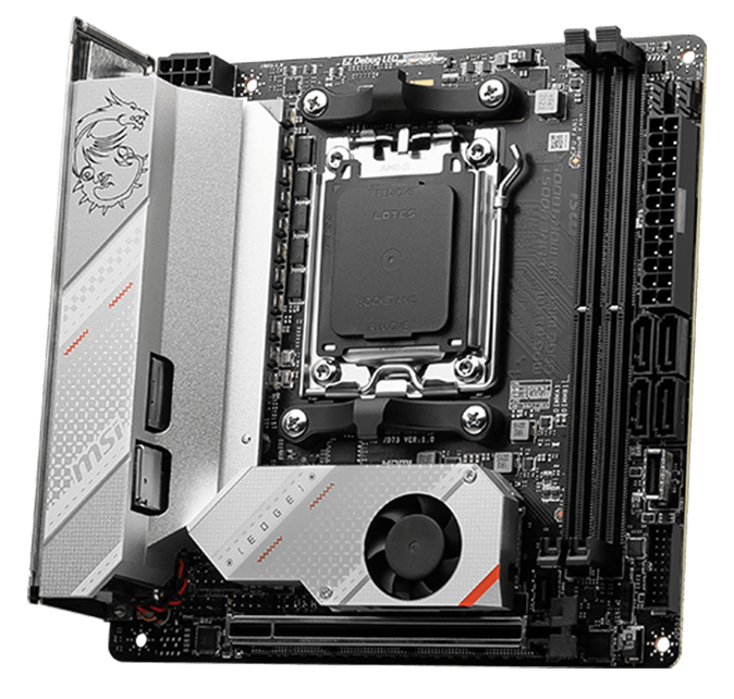 Материнская плата Socket AM5 MSI MPG B650I EDGE WIFI (B650) 2*DDR5 2*PCI-Ex16 HDMI mini-ITX