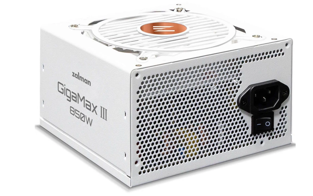 Блок питания 850W Zalman ZM850-GV3 WH 120mm, 80 PLUS Bronze, белый