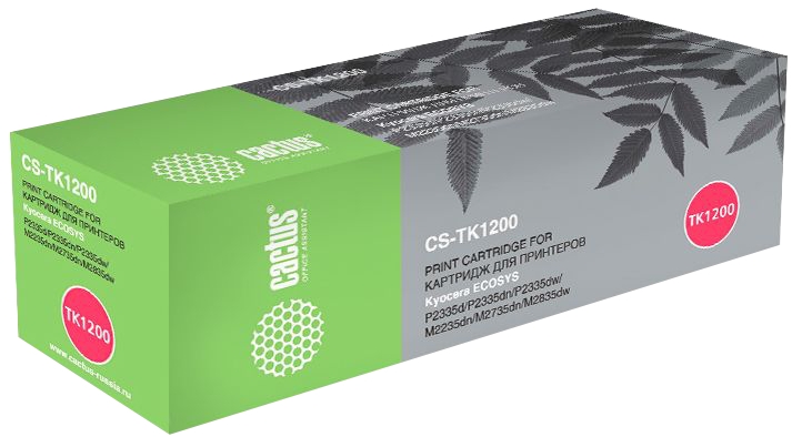 Картридж лазерный Cactus CS-TK1200 для Kyocera, черный