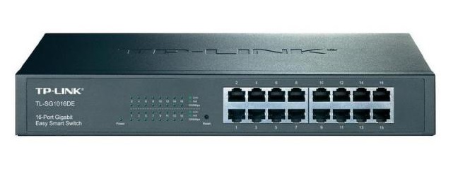 Коммутатор 16 port TP-LINK TL-SG1016DE 1000 Мбит/сек