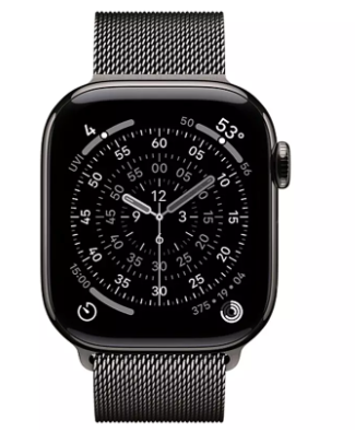 Смарт-часы Apple Watch Series 11 42mm Titanium Milanese Loop Slate (графитовый)