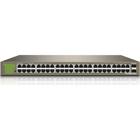 Коммутатор 48 port Tenda TEG1050F 1000 Мбит/с 2*SFP