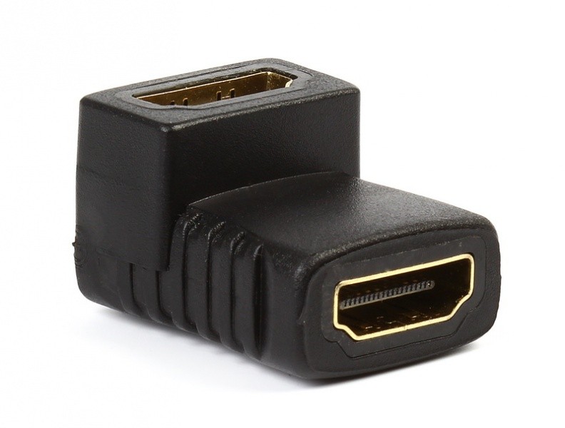 Кабель-переходник HDMI (f) < - > HDMI (f), Ningbo (угловой)