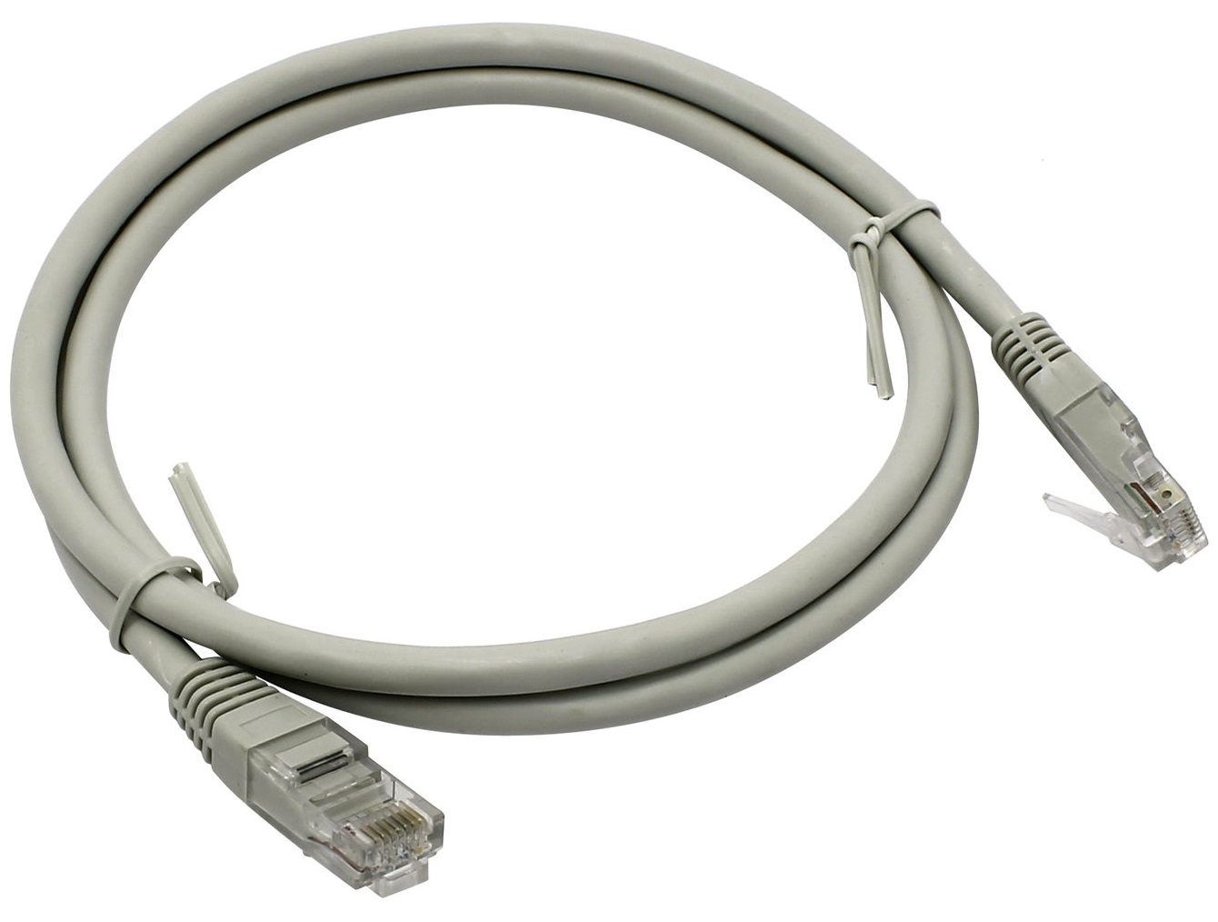 Кабель патч-корд .Patch cord кат.6  1.0м, серый