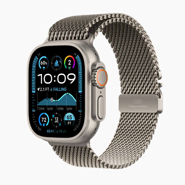 Смарт-часы Apple Watch Ultra 2 2024 49mm Titanium Milanese Loop Natural