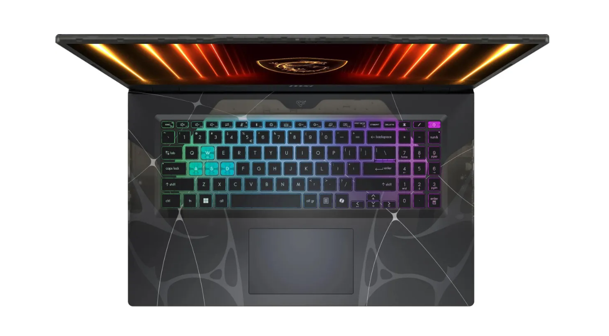 Ноутбук MSI Cyborg A17 AI B2HWFKG-040XRU Ryzen 7 260/16G/1Tb SSD/RTX5060-8G/17.3"FHD/DOS/Black