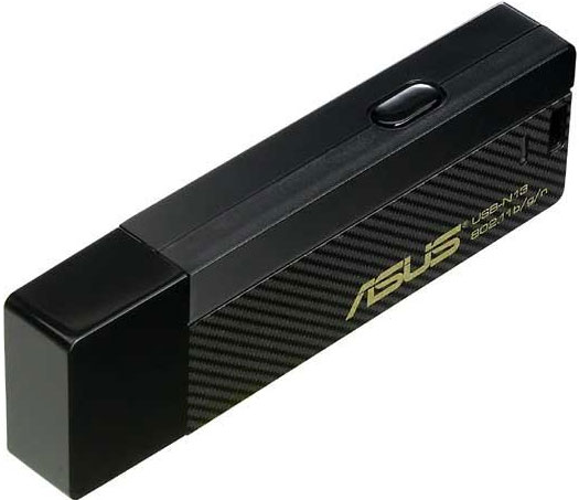 Сетевая карта USB2.0 ASUS USB-N13 (802.11b/g/n, 11/54/125/300Mbps, 2.4GHz)