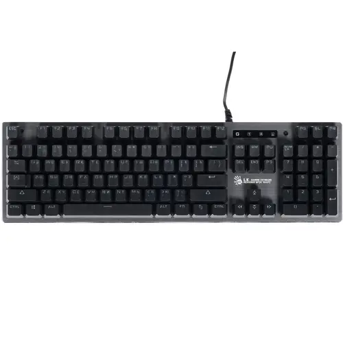Клавиатура проводная A4Tech Bloody B760 (механическая, подсветка, усиленный пробел) Grey